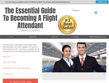 Tablet Screenshot of flightattendantcareer.com